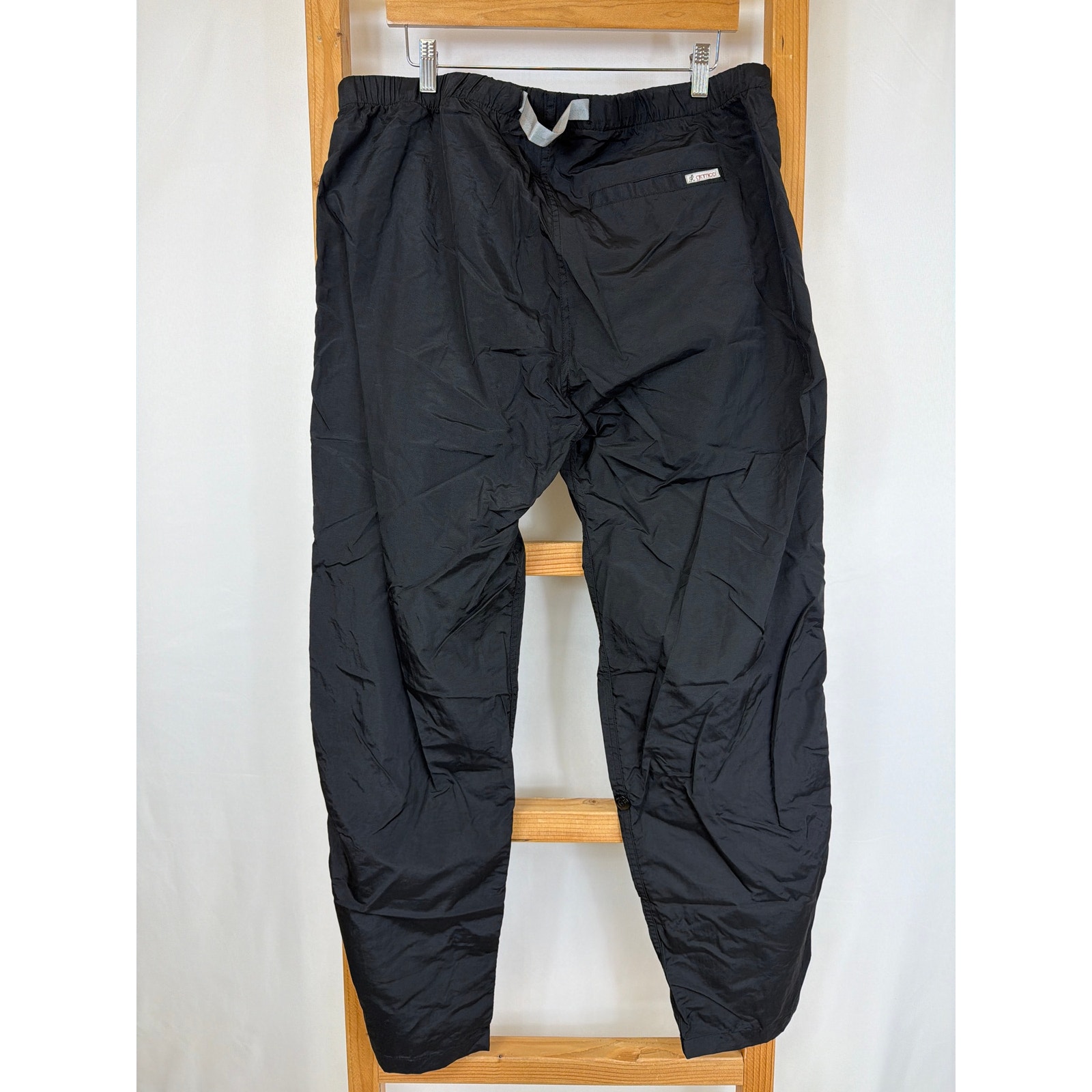 Nwt Gramicci Black Wide Leg Adjustable Waist Nylon Pants Xl — image 5 of 8